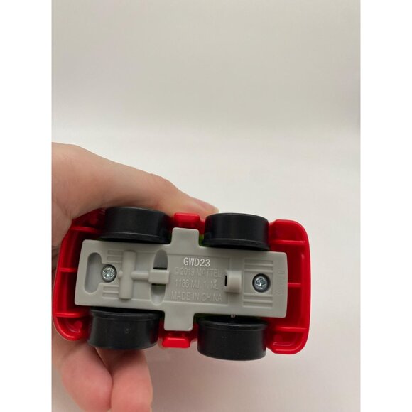 Fisher-Price Little People Wheelies Red Truck with Flames: Preschool Pretend Pla - Picture 7 of 7